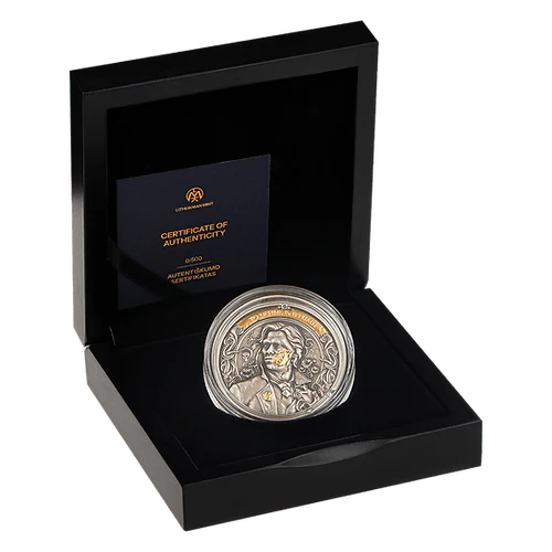 2 oz Silver THE PICTURE OF DORIAN GRAY (GILT) Coin 2024 Niue - Which Mark