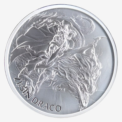 1 oz Silver ZI:SIN DRACO Official Medal 2024 South Korea - Which Mark