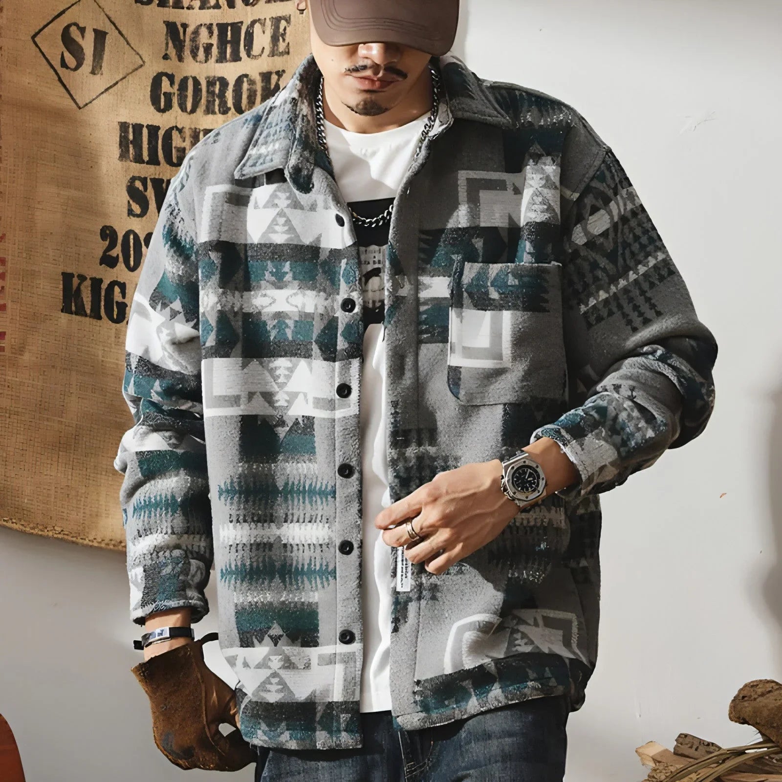 Fashion Brand DressShirt Men - Which Mark