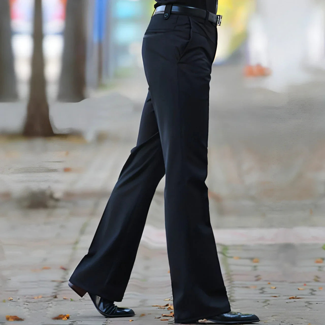 Men's Casual Business Straight Suit Pants (Jeans & Pants) - Which Mark