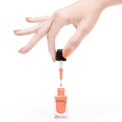 Premium Nail Lacquer, GLORY - 241, SOFT ORANGE CRÈME NAIL POLISH - Which Mark