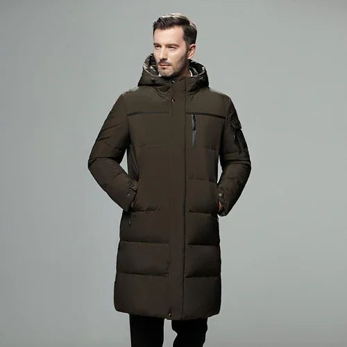 Long padded down jacket for men - Which Mark