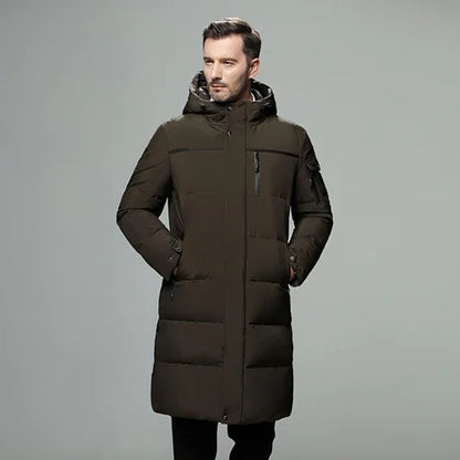 Long padded down jacket for men - Which Mark