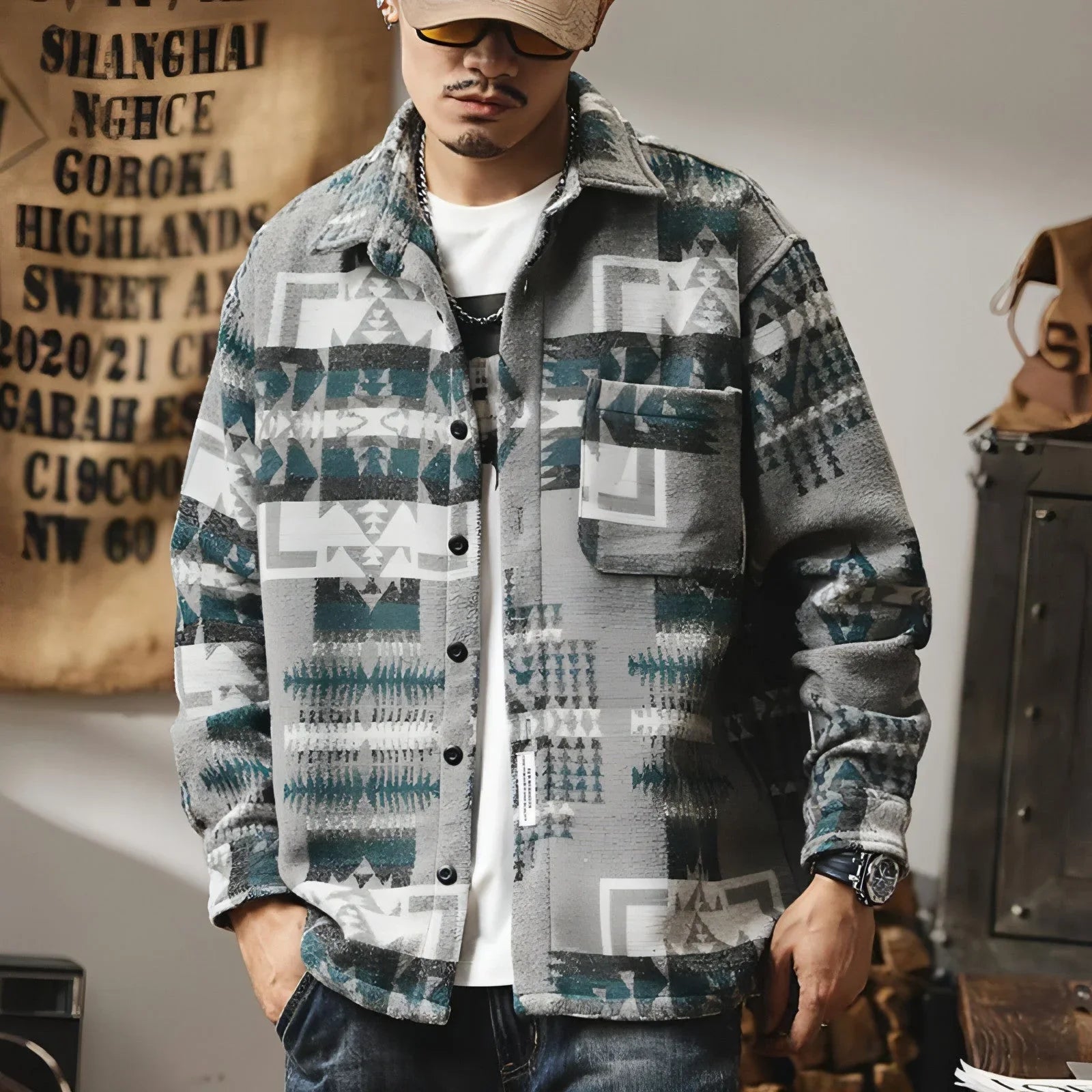 Fashion Brand DressShirt Men - Which Mark