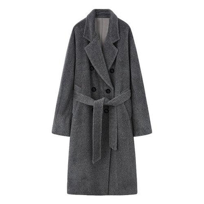 Solid Sail Sheep Camel Coat – Luxury & Warmth for Winter Elegance - Which Mark