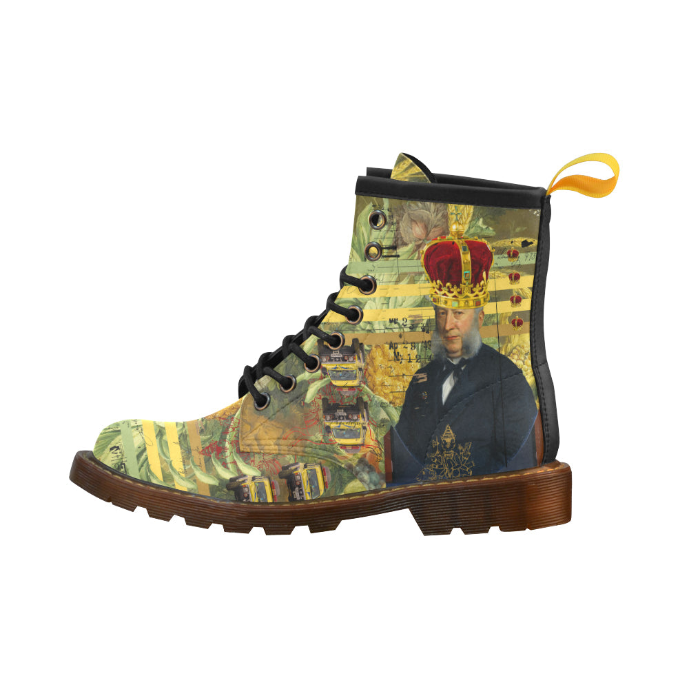 THE FOUR CROWNS Men's Leather High Boots - Which Mark