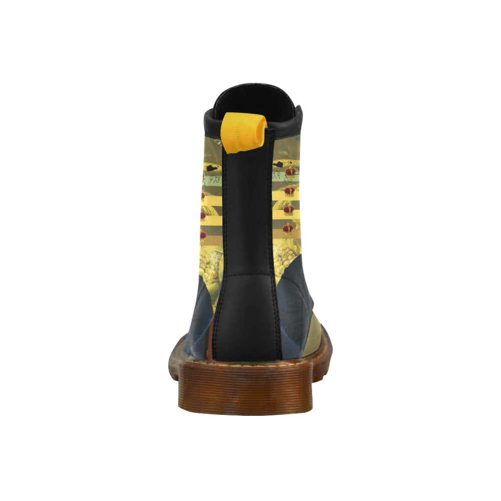 THE FOUR CROWNS Men's Leather High Boots - Which Mark