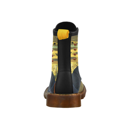 THE FOUR CROWNS Men's Leather High Boots - Which Mark