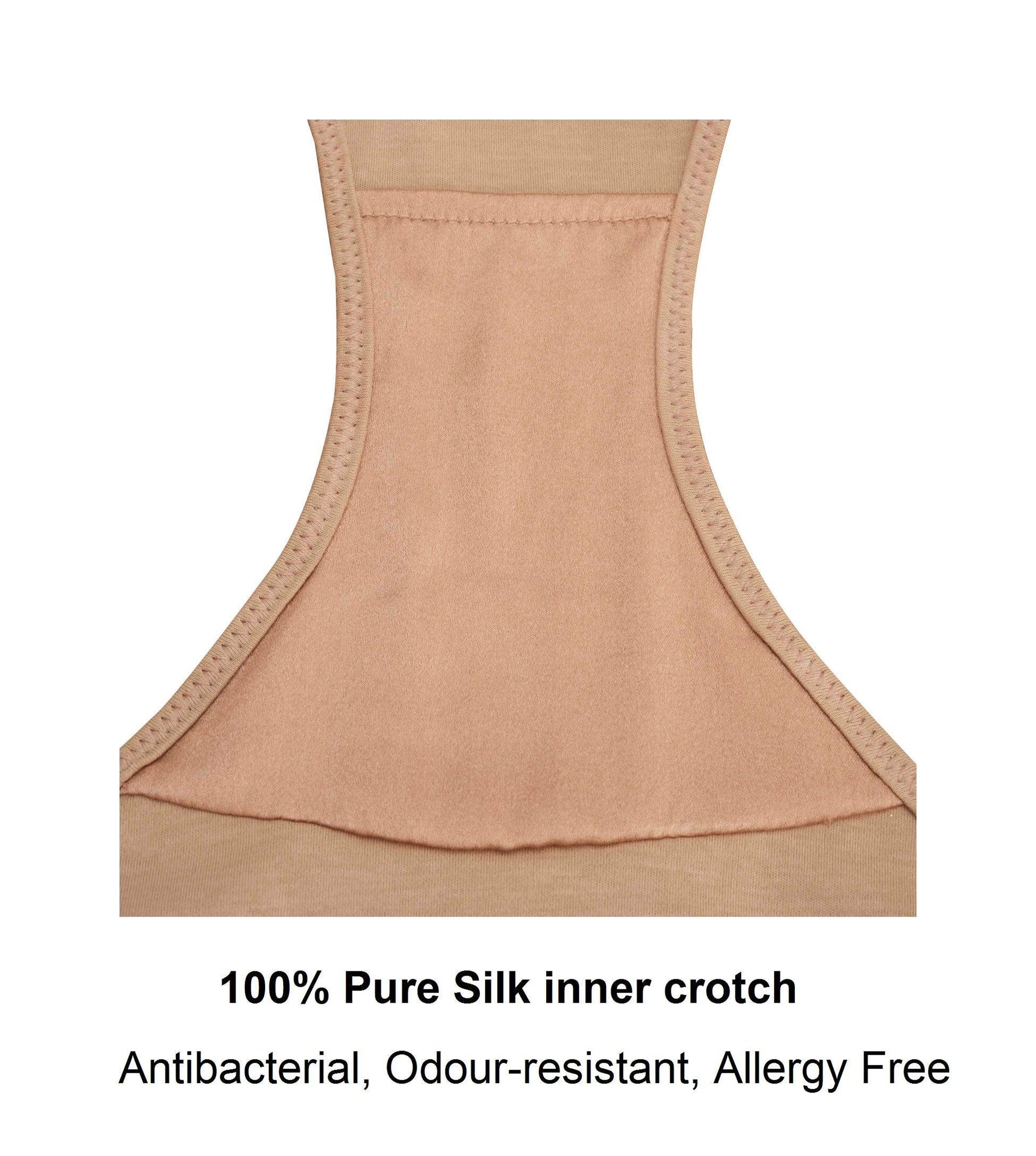 Vanessa- Silk & Organic Cotton Full Brief in Skin Tone Colours - Which Mark