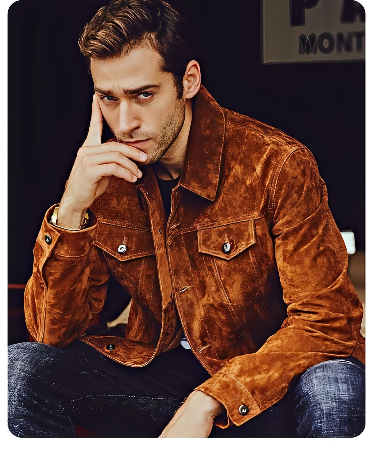 Leather Biker Jacket For Men American - Which Mark