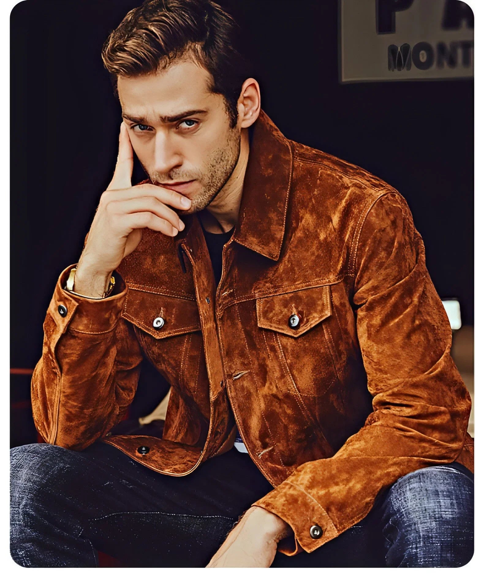 Leather Biker Jacket For Men American - Which Mark