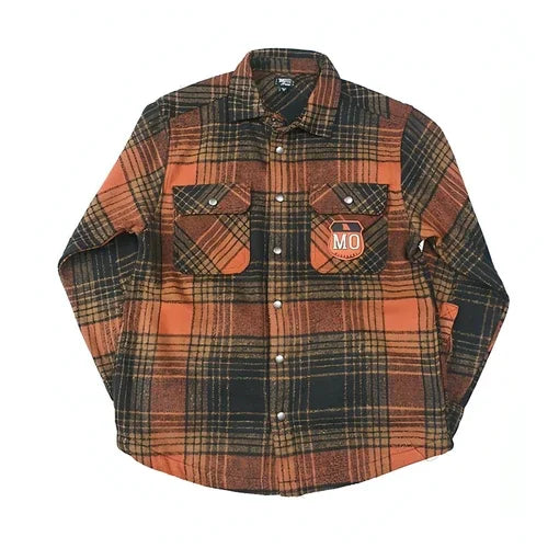 Retro Street Lightning Flame Loose DressShirt Men - Which Mark