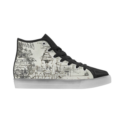 MAP AND SOME ILLUSTRATIONS Light Up Men's Sneakers - Which Mark