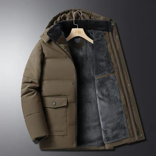 Winter Popular Middle-aged And Elderly Cotton Down Jacket Men - Which Mark