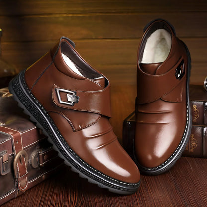 High-top shoes plus cashmere men's shoes - Which Mark