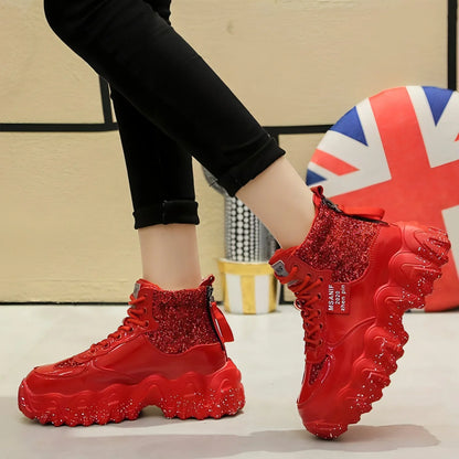 Big wavy snowflake daddy shoes women - Which Mark