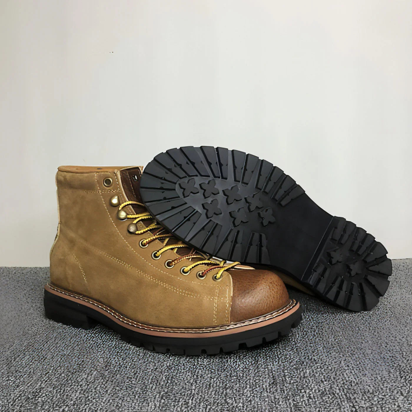 Autumn And Winter Men's Round Toe Fashion Casual Leather Shoes Martin - Which Mark