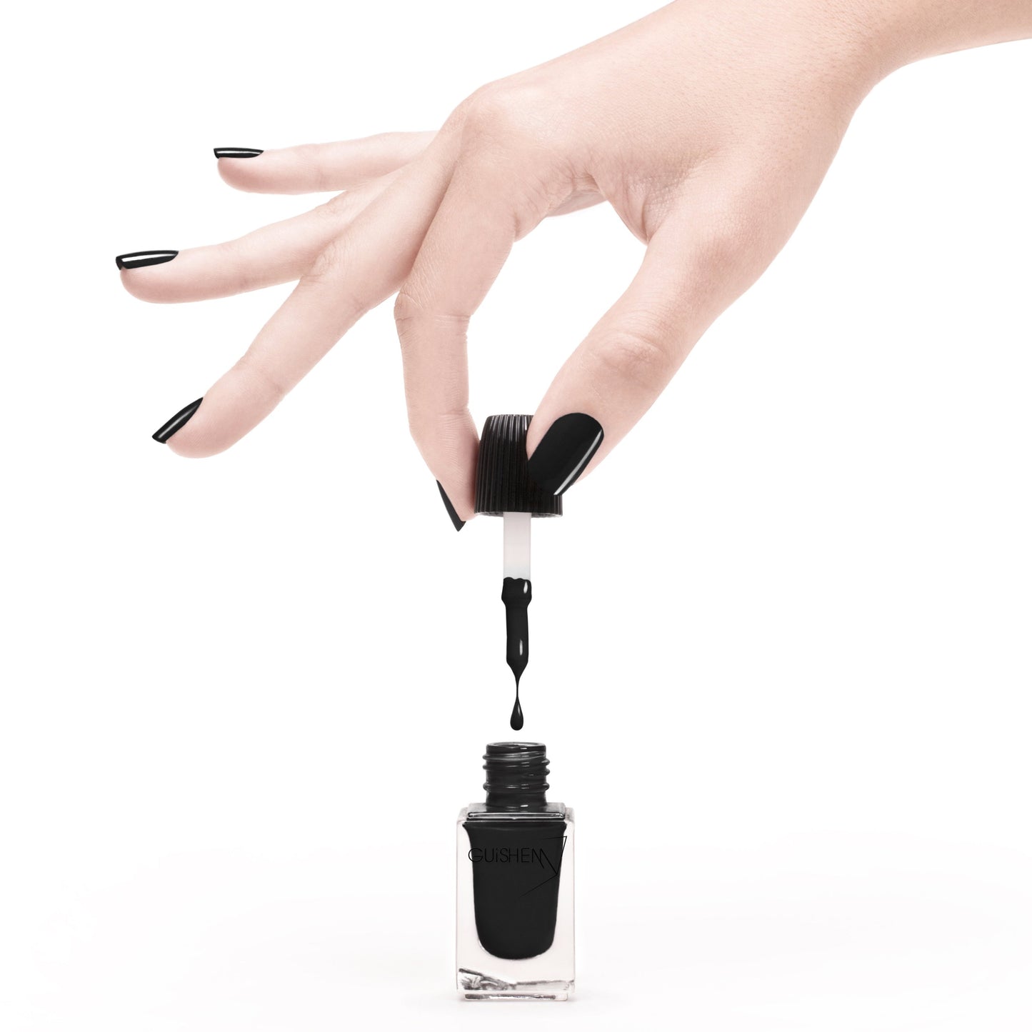 Premium Nail Lacquer, SLATE SHADOW - 360, CHARCOAL CRÈME NAIL POLISH - Which Mark