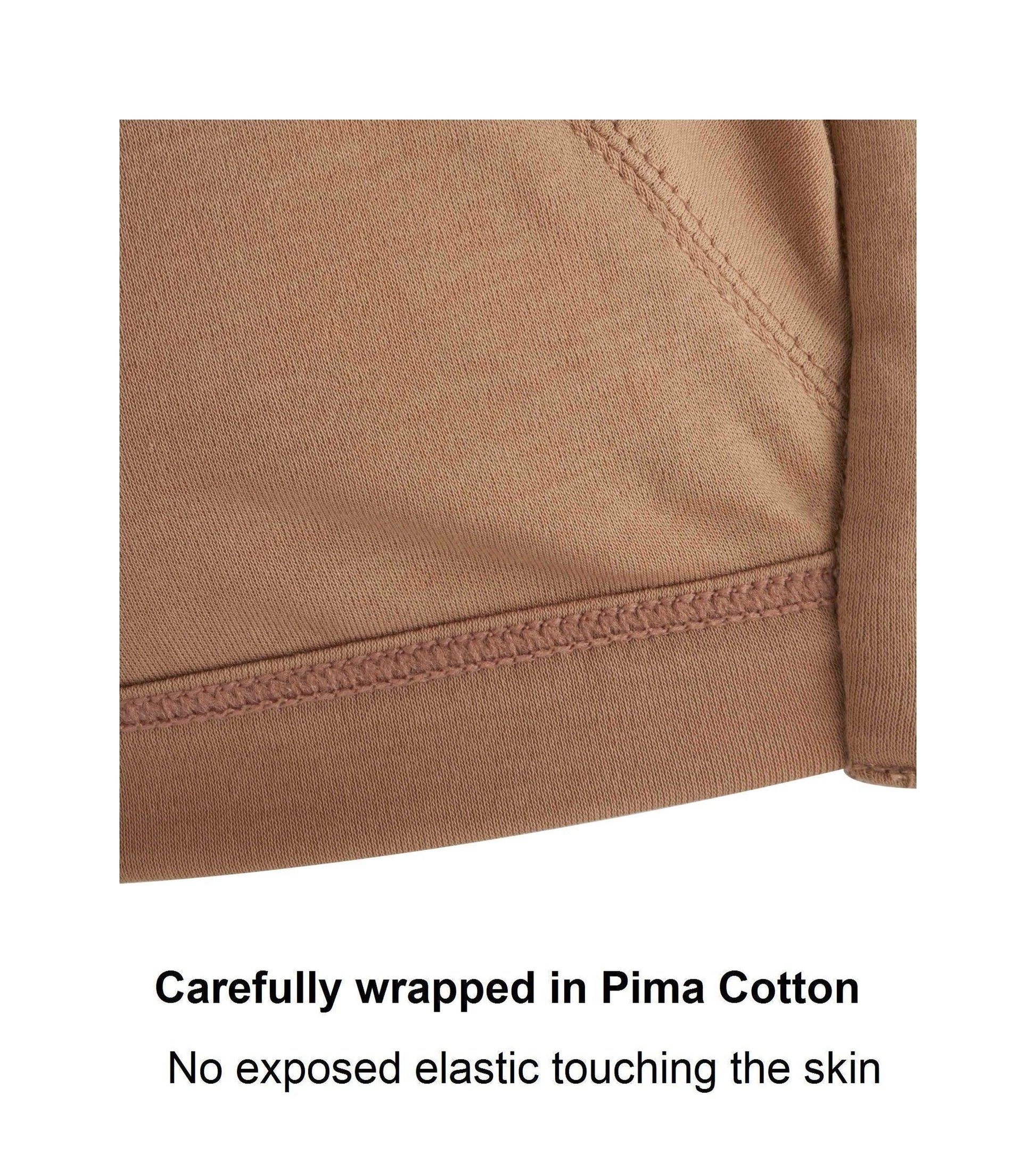 Warm Golden - Full Cup Front Closure Silk & Organic Cotton Wireless - Which Mark
