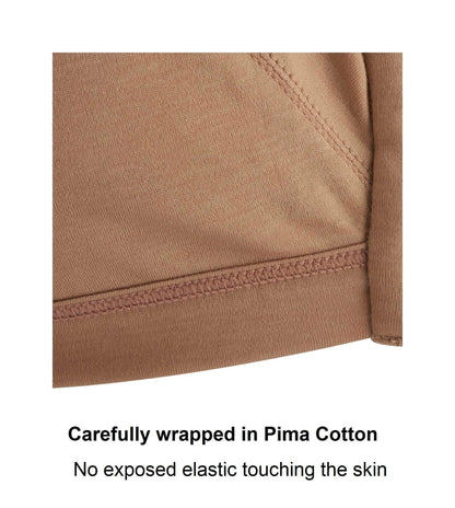 Warm Golden - Full Cup Front Closure Silk & Organic Cotton Wireless - Which Mark