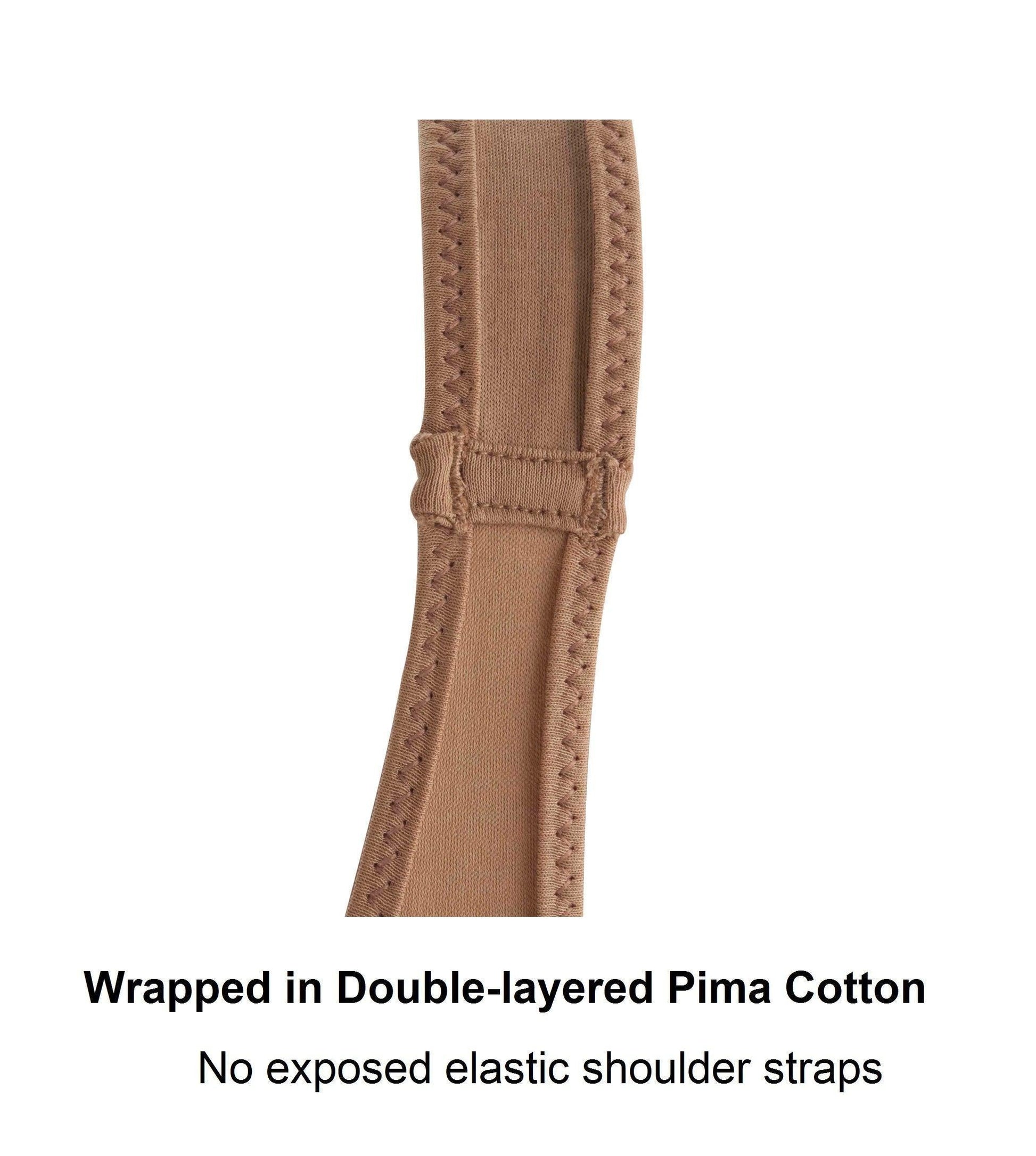 Warm Golden - Full Cup Front Closure Silk & Organic Cotton Wireless - Which Mark