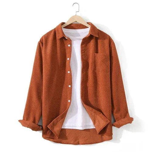 Men's Loose Casual Sleeve DressShirt - Which Mark