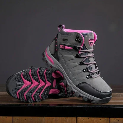 Plus Size Outdoor High-top Wear-resistant Mountaineering Women's Shoes - Which Mark