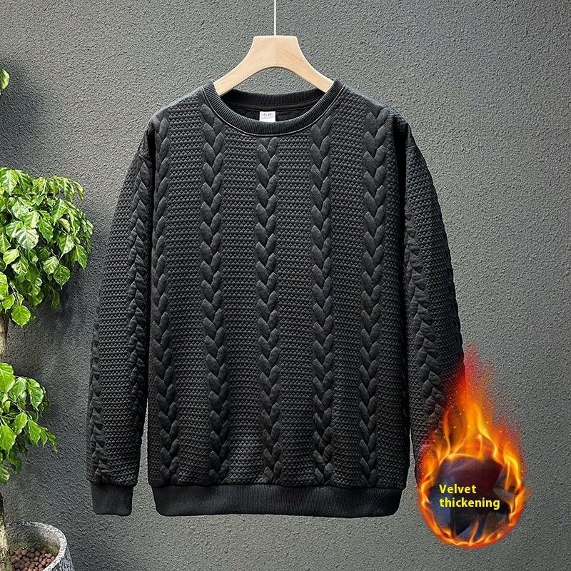 High Sense Internet Hot Fashion Brand Brushed Hoody Men - Which Mark