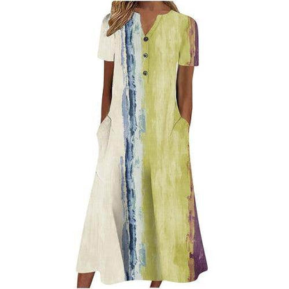 Women’s Summer Midi Dress – Casual, Light & Pocket-Ready - Which Mark