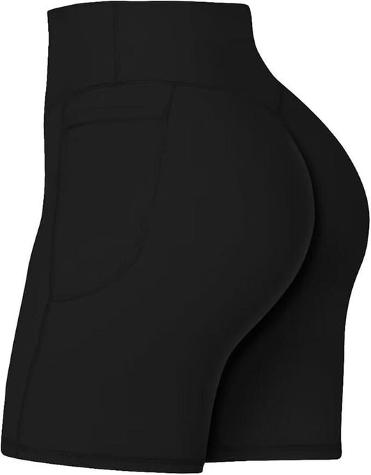 Sunzel 10" / 8" / 5" / 3" Biker Shorts for Women with Pockets, High Waisted Yoga Workout Shorts - Which Mark