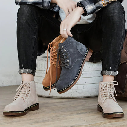 high-top casual single boots men - Which Mark