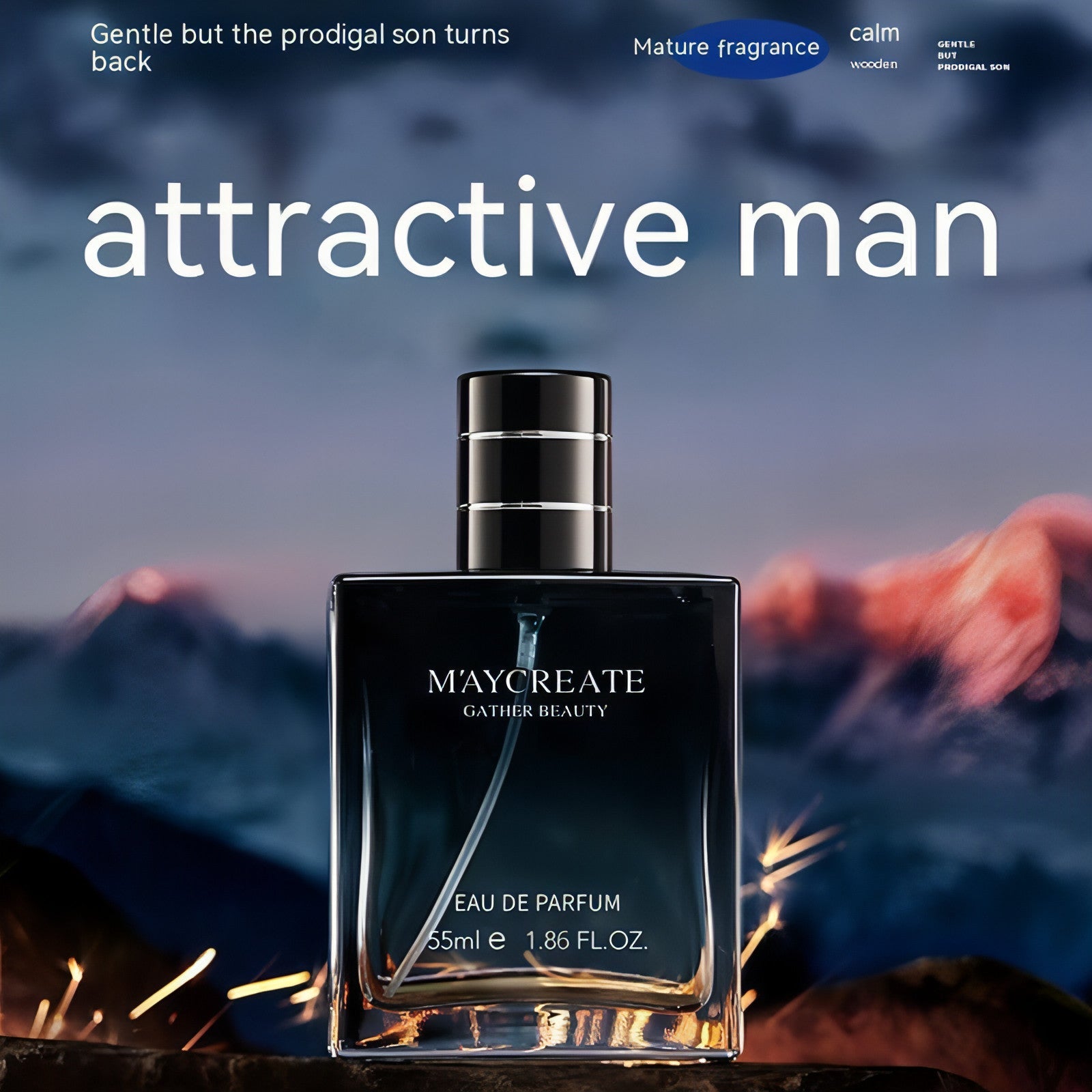Spray Long-lasting Light Perfume Men's Perfume Maycreate 55ml - Which Mark