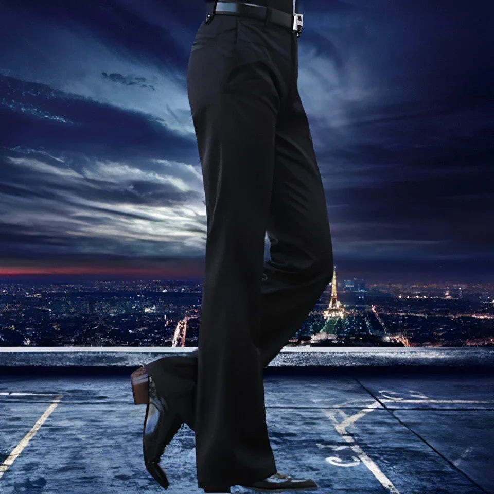 Men's Casual Business Straight Suit Pants (Jeans & Pants) - Which Mark