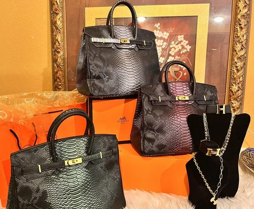 H Lux Crocodile Bags - Which Mark