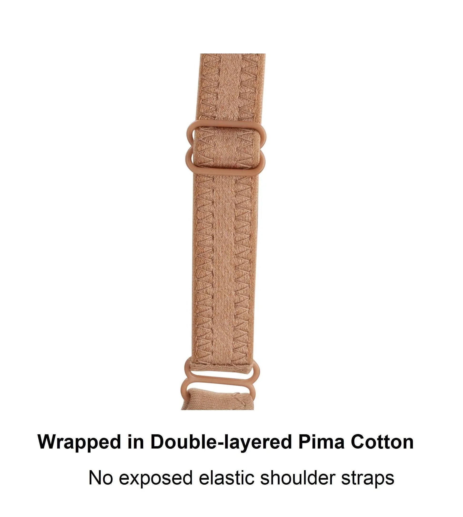 Cocoa-Supportive Non-Wired Silk & Organic Cotton Full Cup Bra with - Which Mark