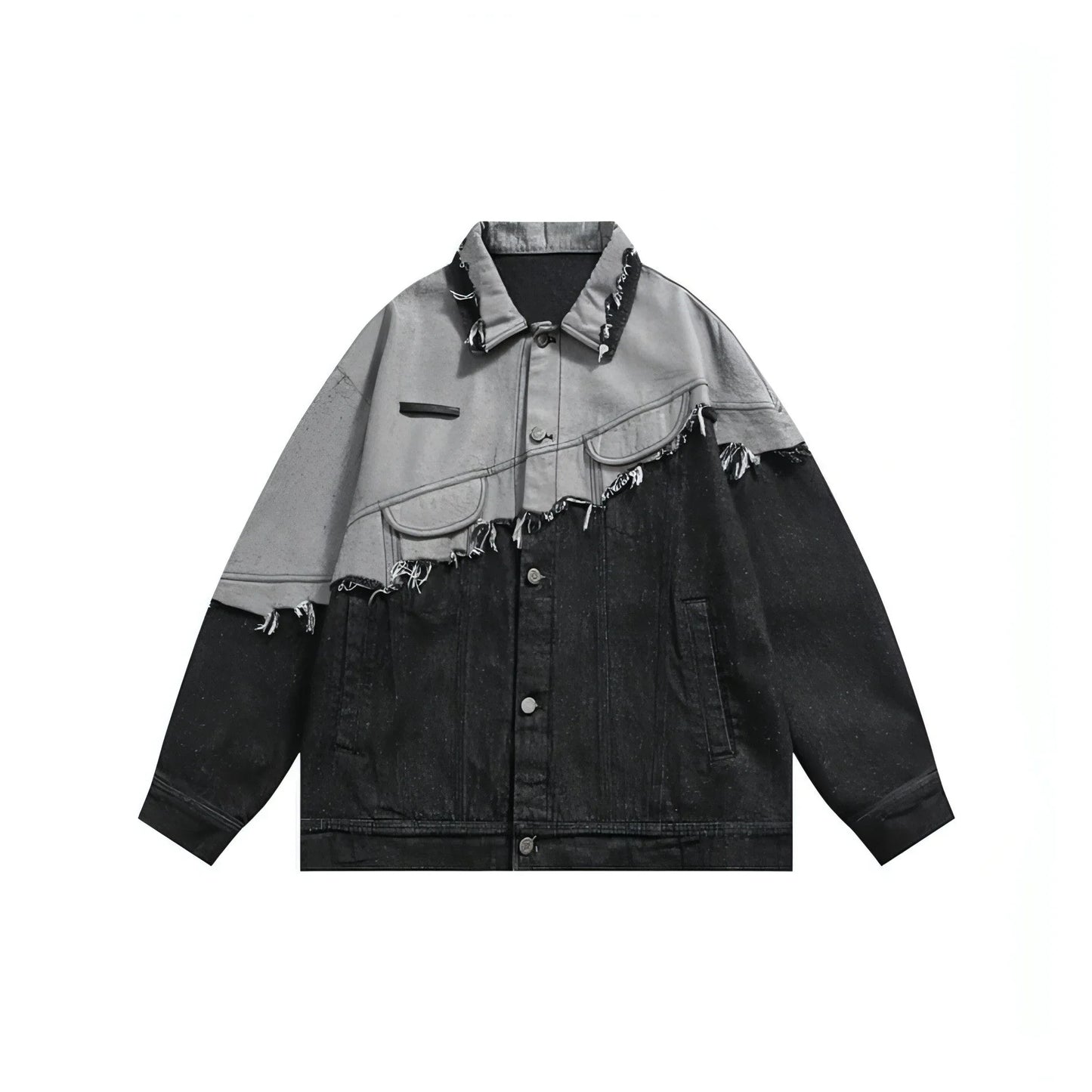 Lapel Denim Jacket For Men And Women - Which Mark