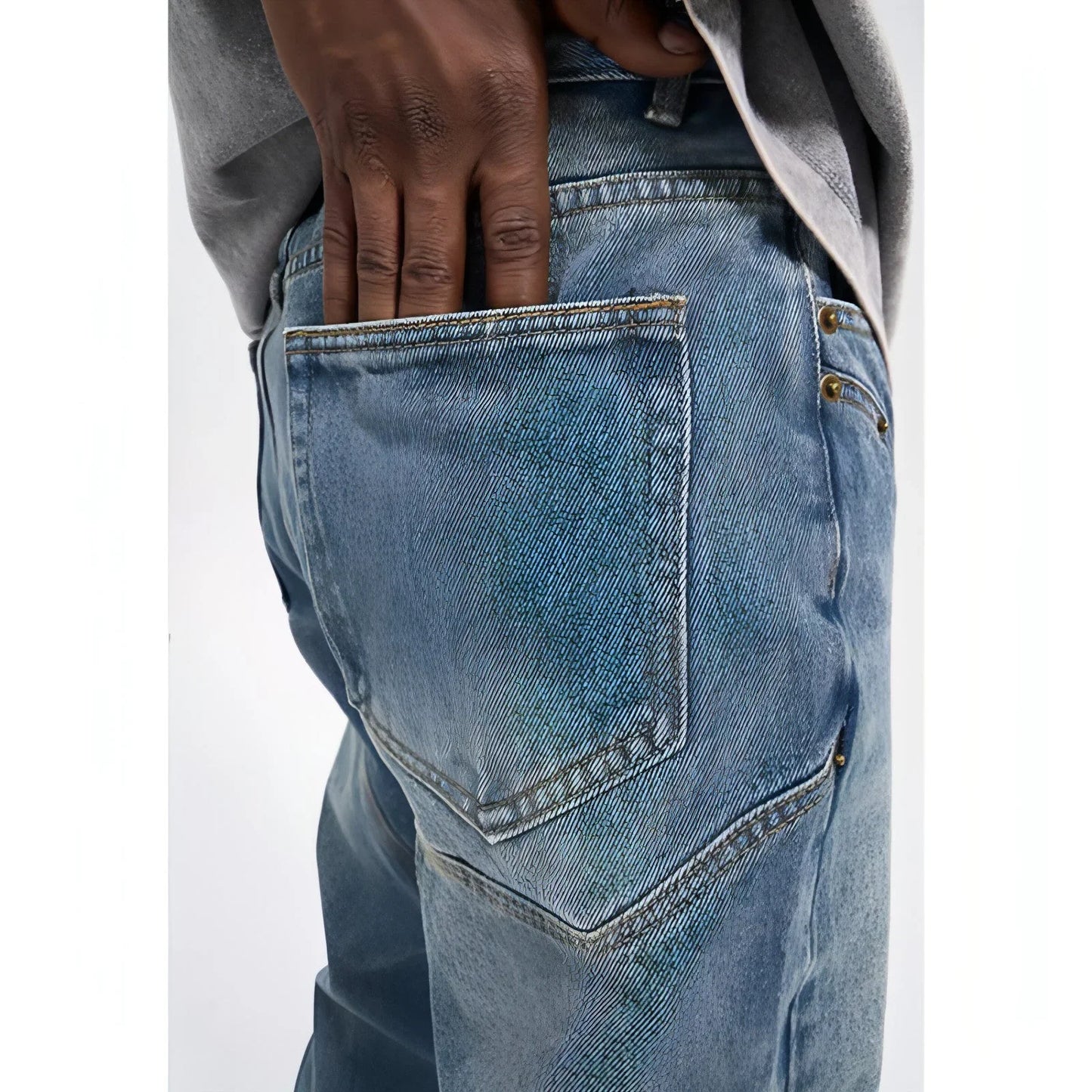 DenimDare™ Western Vintage Jeans Men - Which Mark