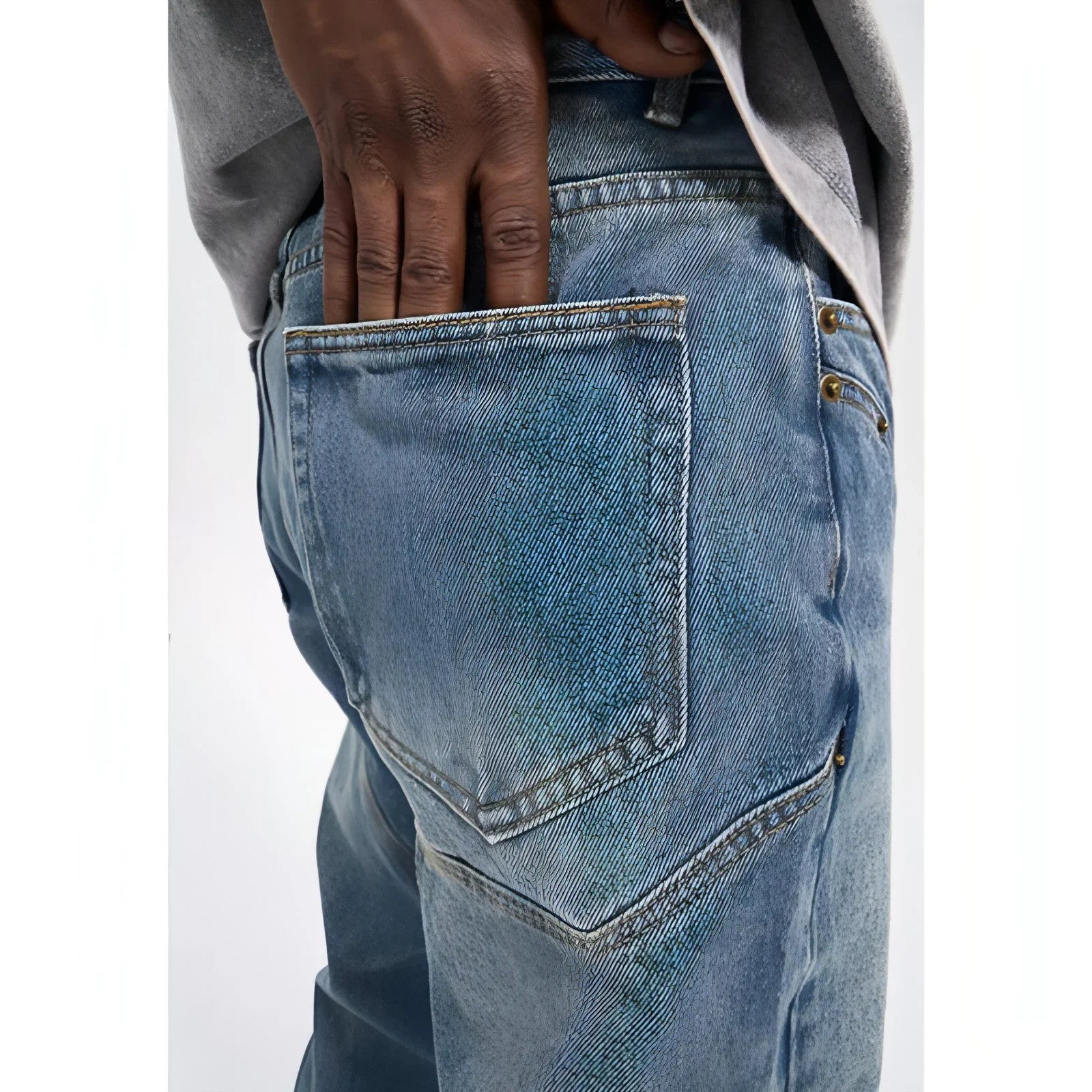DenimDare™ Western Vintage Jeans Men - Which Mark