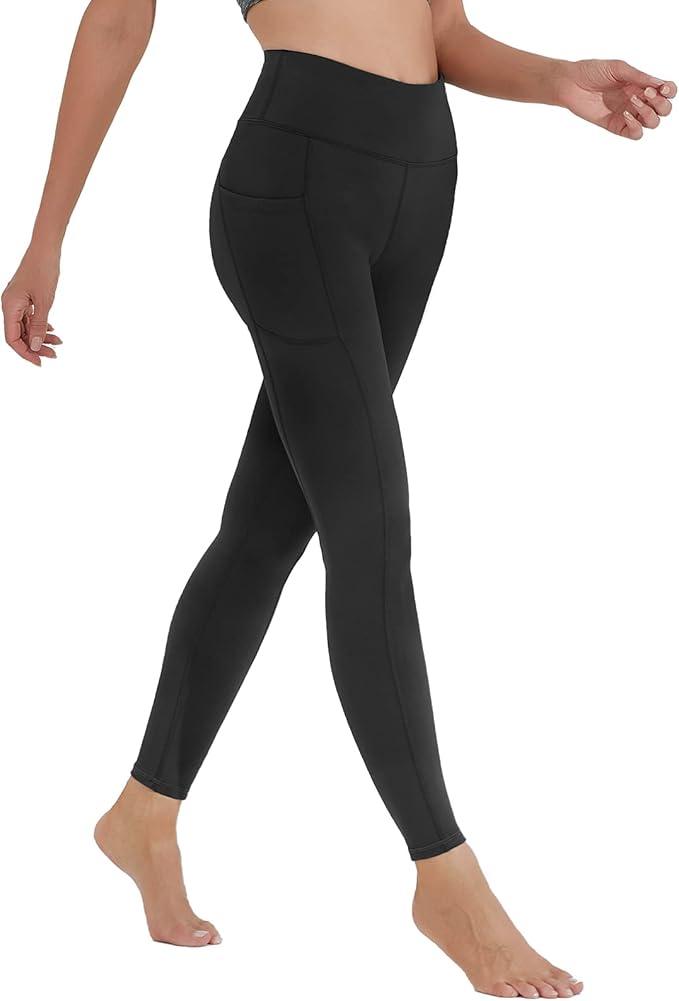 Polygon Yoga Pants for Women, High Waisted Leggings with Pockets, Tummy Control Non See Through Workout Pants - Which Mark