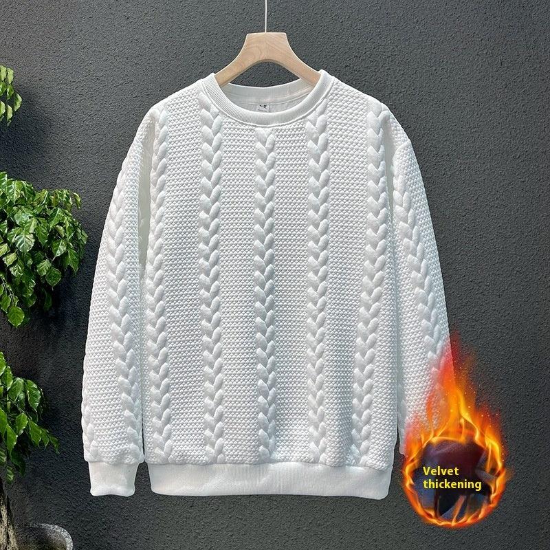 High Sense Internet Hot Fashion Brand Brushed Hoody Men - Which Mark