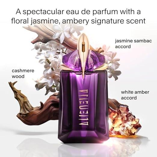 Mugler Alien - Eau de Parfum - Women's Perfume - Floral & Woody - With Jasmine, Wood, and Amber - Long Lasting Fragrance - Which Mark