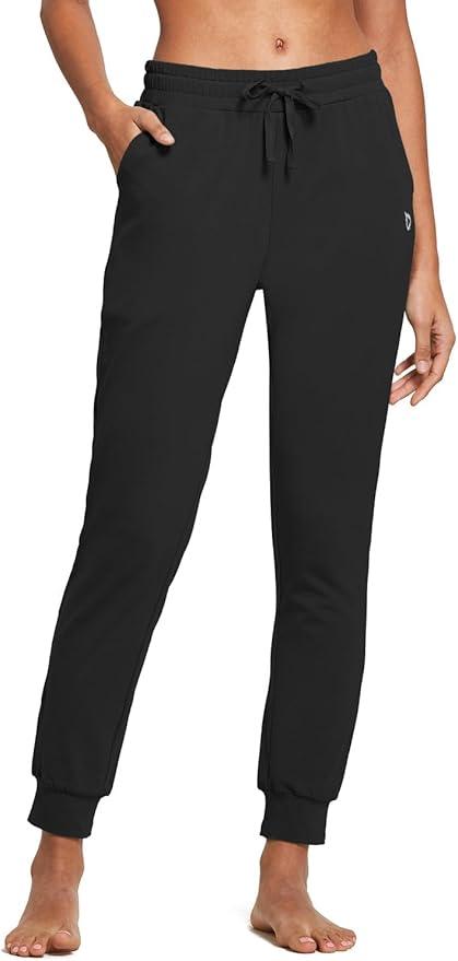 baleaf Jogging Pants for Women Cotton Sweatpants Track Sport Pants Sweat Athletic Casual Hiking Pockets - Which Mark