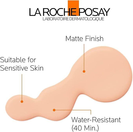 La Roche-Posay Face Sunscreen, Anthelios TINTED MINERAL Ultra-Fluid SPF 50 Lotion UVA-UVB Sun Protection, Titanium Dioxide, 100% Mineral Filter, Fragrance Free, Water Resistant. Travel Size, 50ML - Which Mark