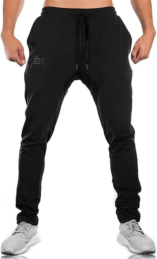 BROKIG Mens Jogger Sport Pants, Casual Gym Workout Sweatpants with Double Pockets - Which Mark