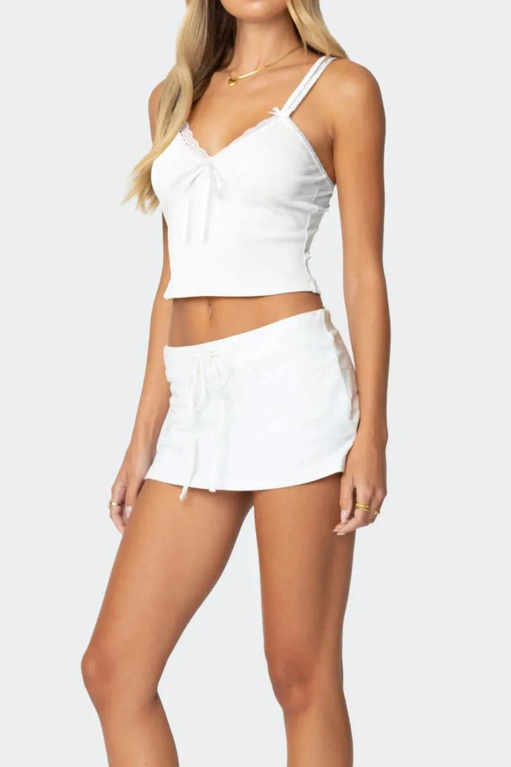 Lace Detail V-Neck Cami - Which Mark
