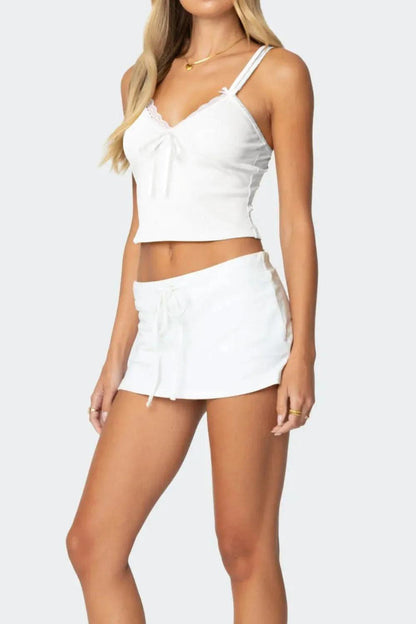 Lace Detail V-Neck Cami - Which Mark
