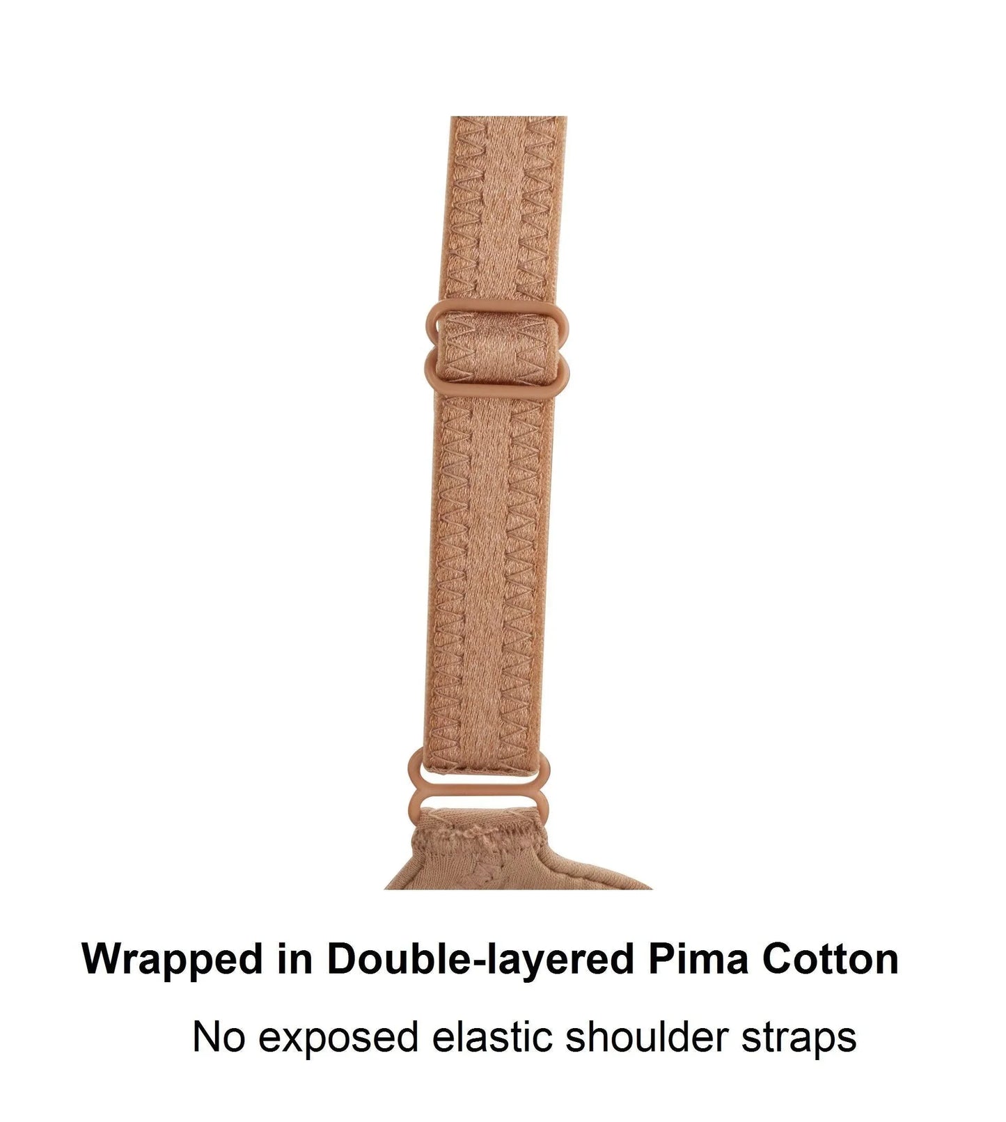 Warm Golden-Underwired Silk & Organic Cotton Full Cup Bra with - Which Mark