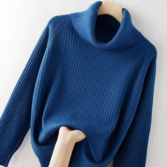 Turtleneck Bottoming Oversized Knit Sweater - Which Mark