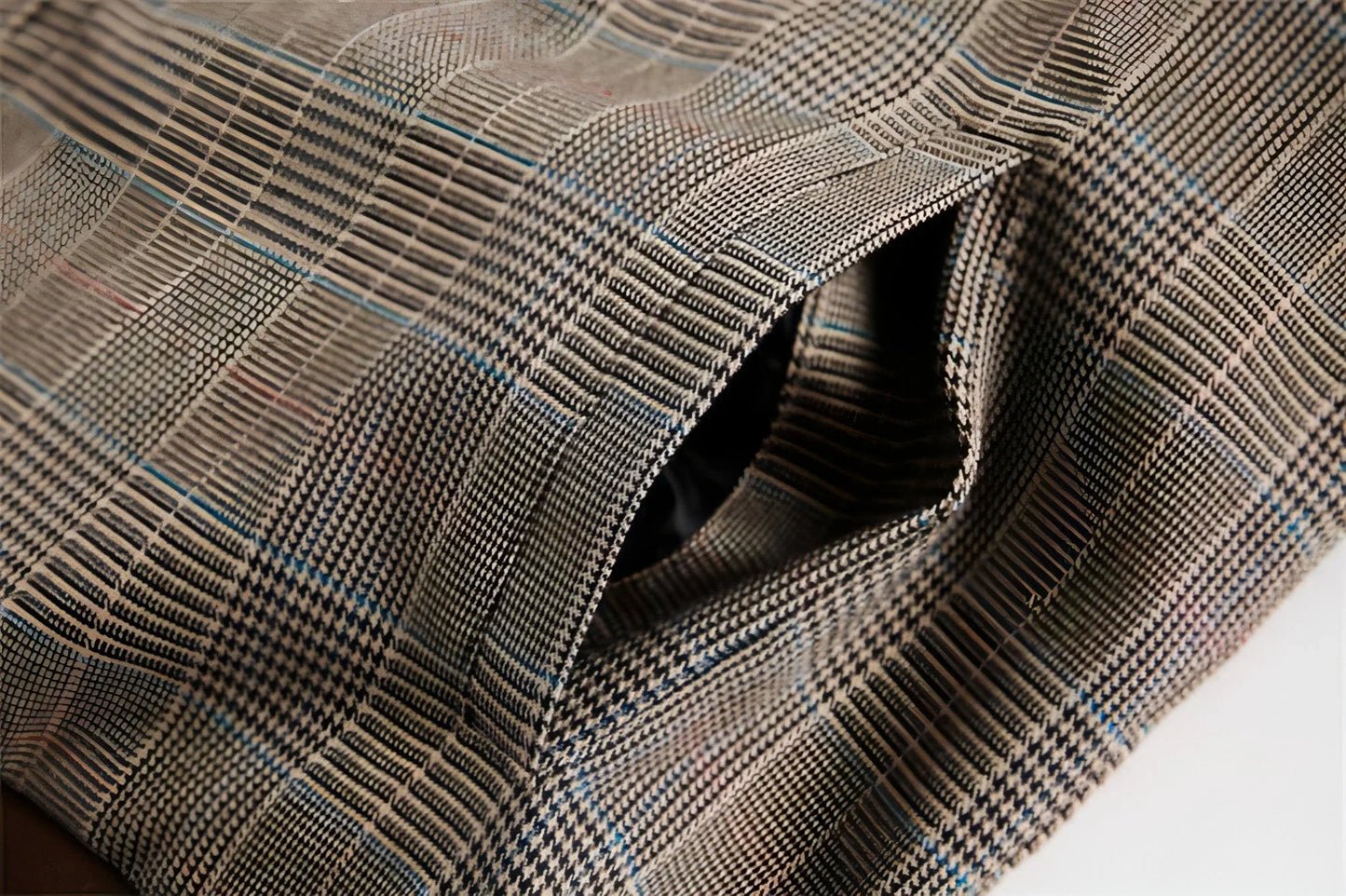 Plaid Loose-fitting Stand-up Collar Jacket Men And Women - Which Mark