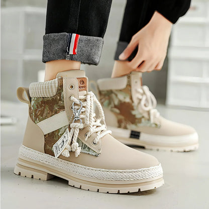 Autumn And Winter High-top Designer Comfy Shoes Men - Which Mark